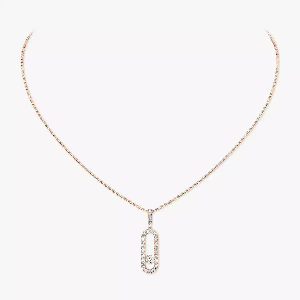 [Imperial Jewelrys]Move Uno Diamond Necklace in Rose Gold