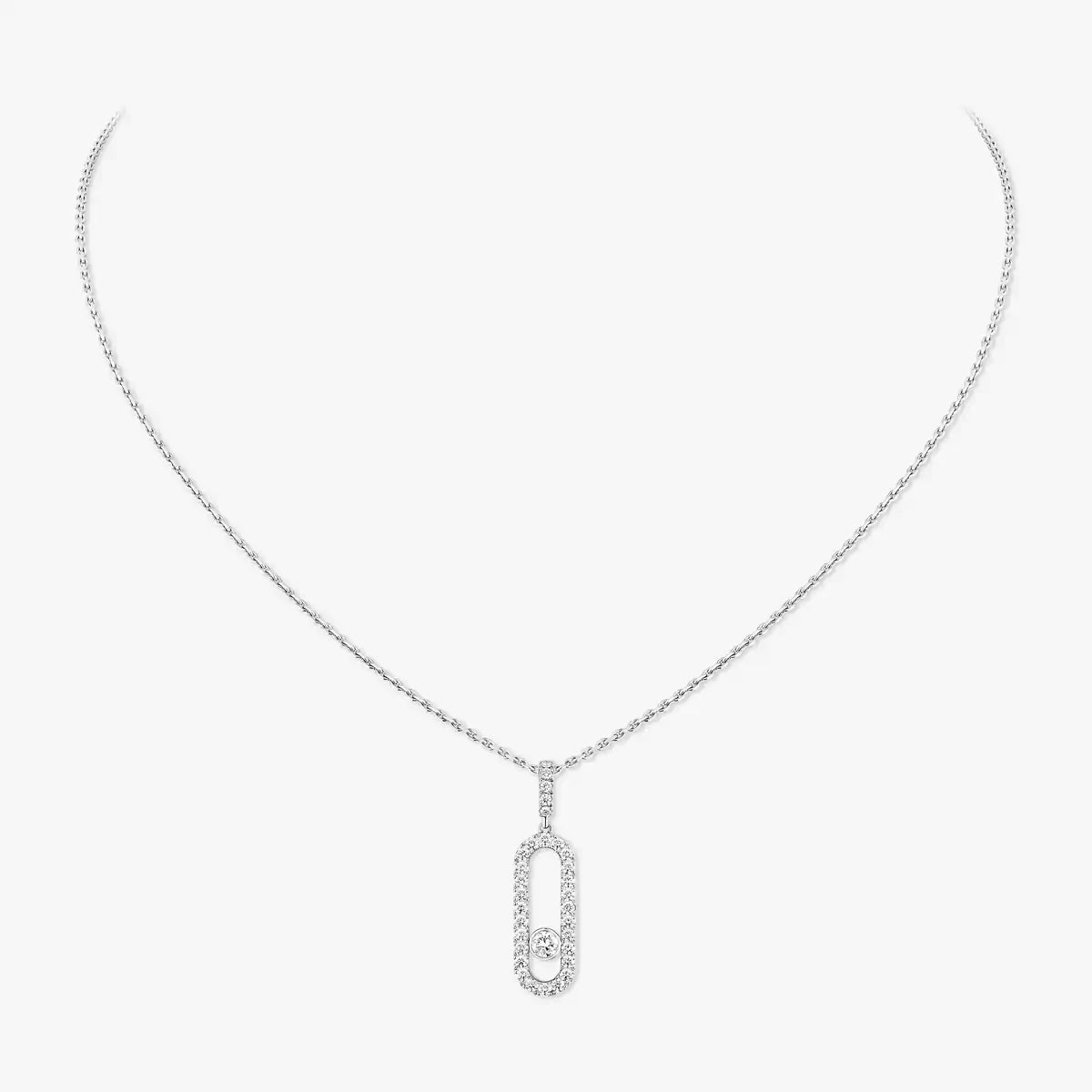 [Imperial Jewelrys]Move Uno Diamond Necklace in Rose Gold