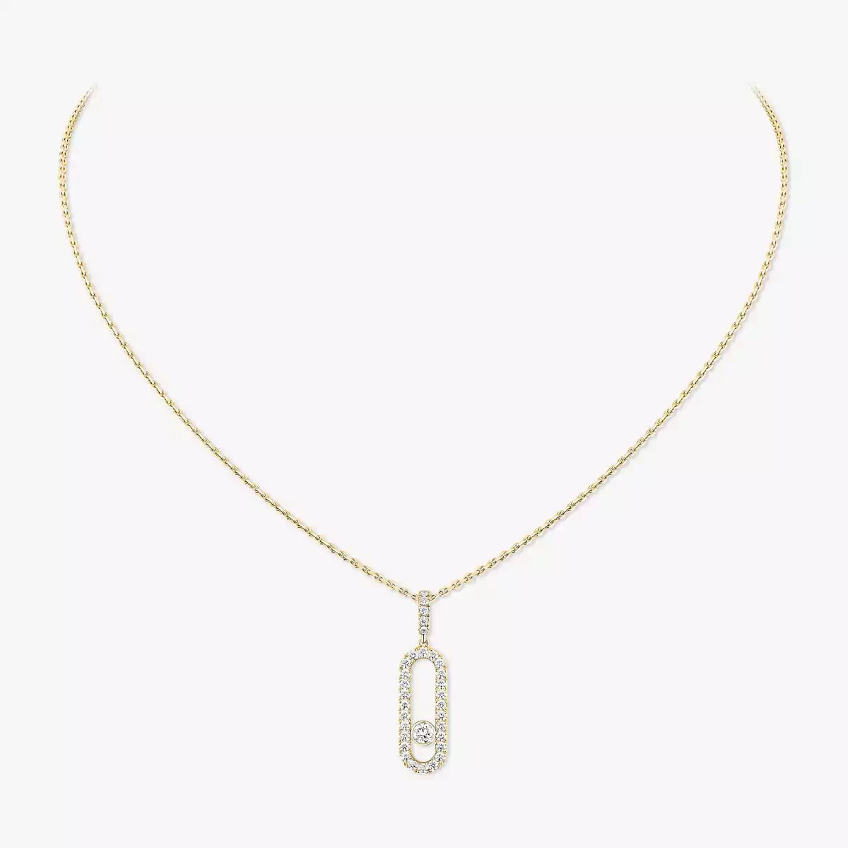 [Imperial Jewelrys]Move Uno Diamond Necklace in Rose Gold