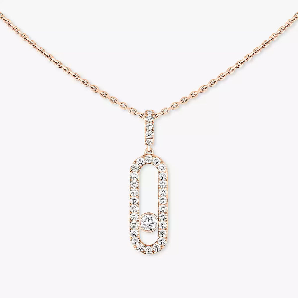 [Imperial Jewelrys]Move Uno Diamond Necklace in Rose Gold