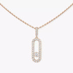 [Imperial Jewelrys]Move Uno Diamond Necklace in Rose Gold
