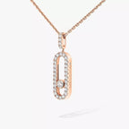 [Imperial Jewelrys]Move Uno Diamond Necklace in Rose Gold