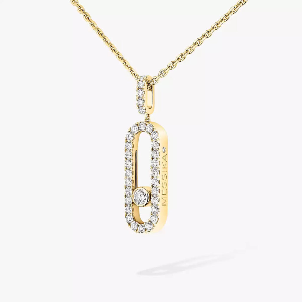 [Imperial Jewelrys]Move Uno Diamond Necklace in Rose Gold