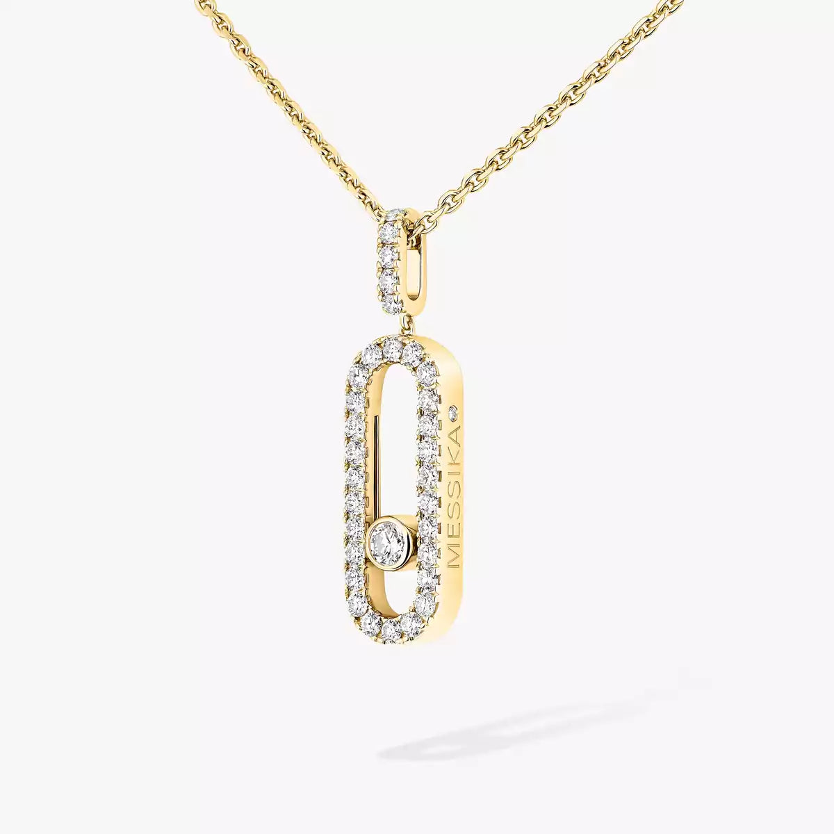 [Imperial Jewelrys]Move Uno Diamond Necklace in Rose Gold