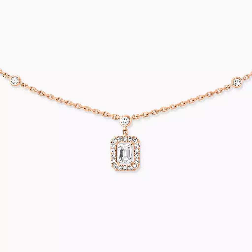 [Imperial Jewelrys]My Twin Diamond Necklace in Silver