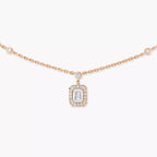[Imperial Jewelrys]My Twin Diamond Necklace in Silver