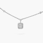 [Imperial Jewelrys]My Twin Diamond Necklace in Silver