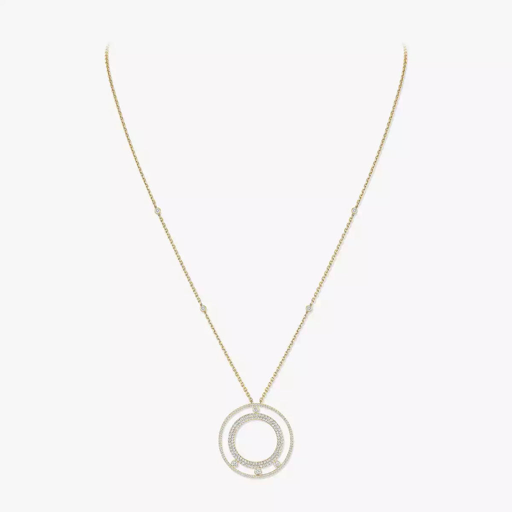 [Imperial Jewelrys]Move Romane Long Pave_-Set Diamond Necklace