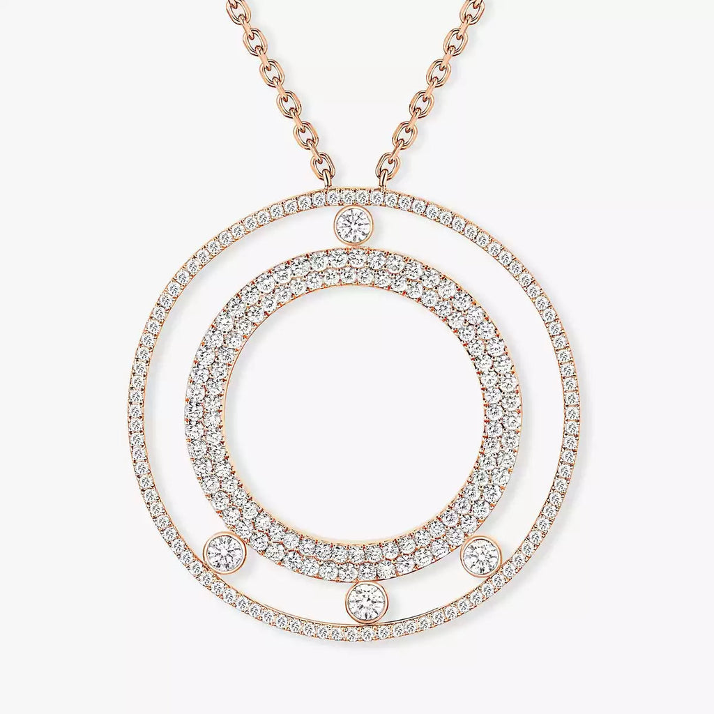 [Imperial Jewelrys]Move Romane Long Pave_-Set Diamond Necklace