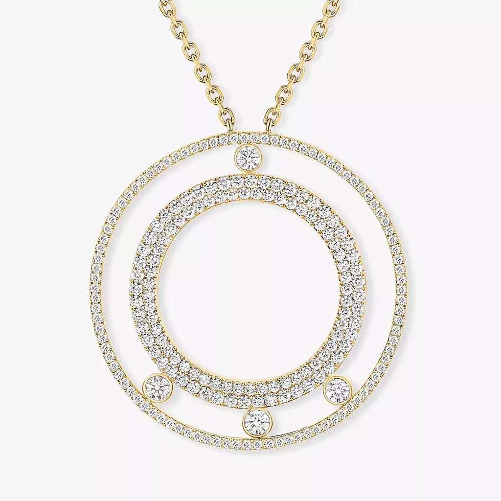 [Imperial Jewelrys]Move Romane Long Pave_-Set Diamond Necklace