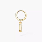 [Imperial Jewelrys]Move Uno Single Diamond Hoop Earring