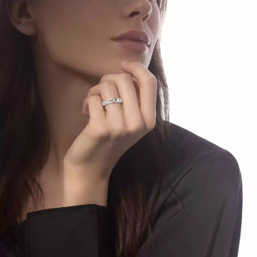 [Imperial Jewelrys]Move Joaillerie Pave_ Diamond Wedding Ring