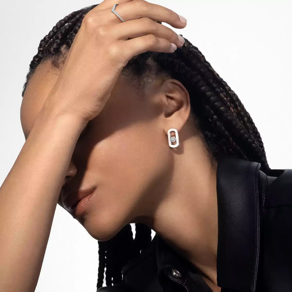 [Imperial Jewelrys]So Move Diamond Earrings in Yellow Gold