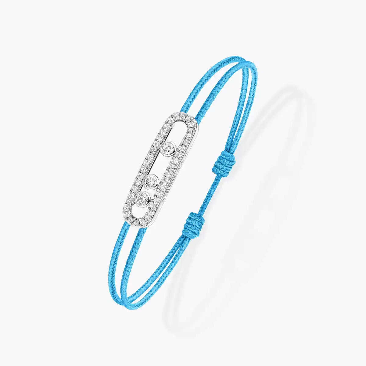 [Imperial Jewelrys]Messika Care(s) pink cord pavé bracelet