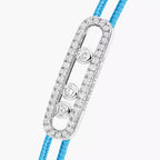 [Imperial Jewelrys]Messika Care(s) pink cord pavé bracelet