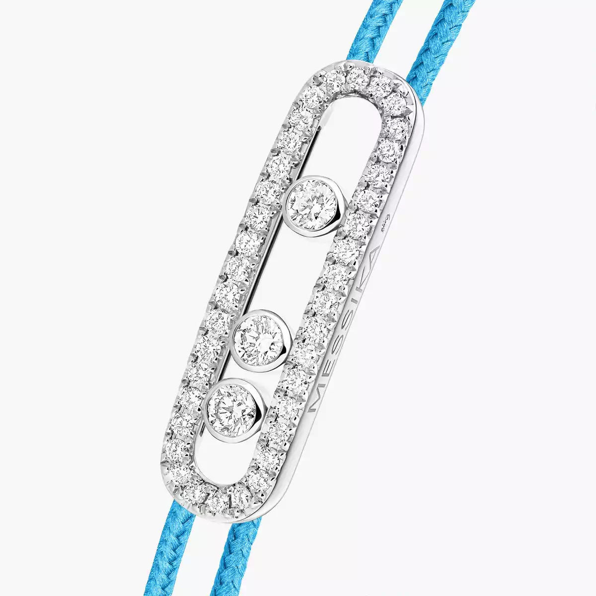 [Imperial Jewelrys]Messika Care(s) pink cord pavé bracelet