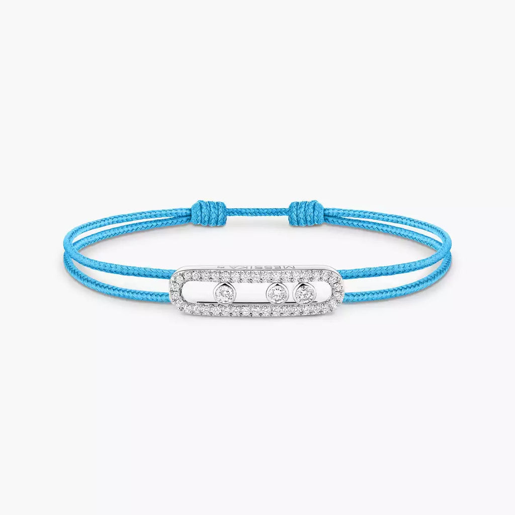 [Imperial Jewelrys]Messika Care(s) pink cord pavé bracelet