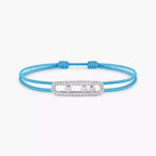 [Imperial Jewelrys]Messika Care(s) pink cord pavé bracelet