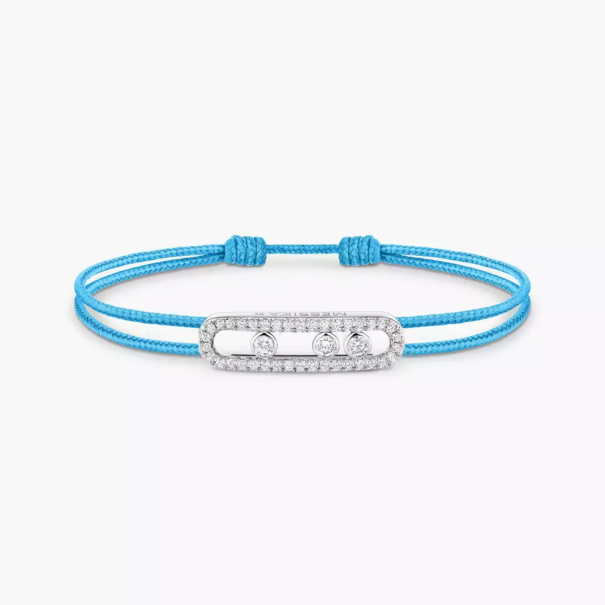 [Imperial Jewelrys]Messika Care(s) pink cord pavé bracelet
