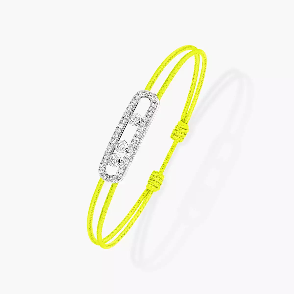[Imperial Jewelrys]Messika Care(s) pink cord pavé bracelet
