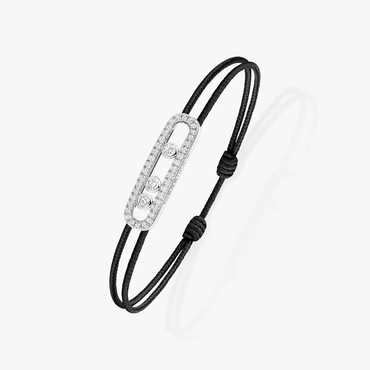 [Imperial Jewelrys]Messika Care(s) pink cord pavé bracelet