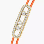 [Imperial Jewelrys]Messika Care(s) pink cord pavé bracelet