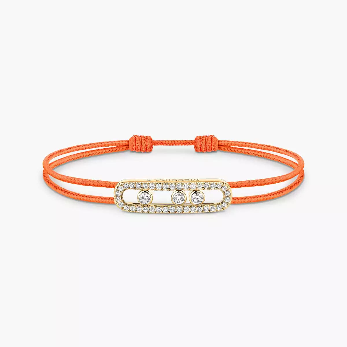 [Imperial Jewelrys]Messika Care(s) pink cord pavé bracelet