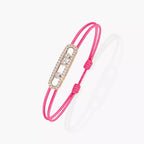 [Imperial Jewelrys]Messika Care(s) pink cord pavé bracelet