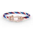 ¡®Imperial¡¯FORCE LARGE HORSESHOE FULL DIAMOND BRACELET ROSE GOLD