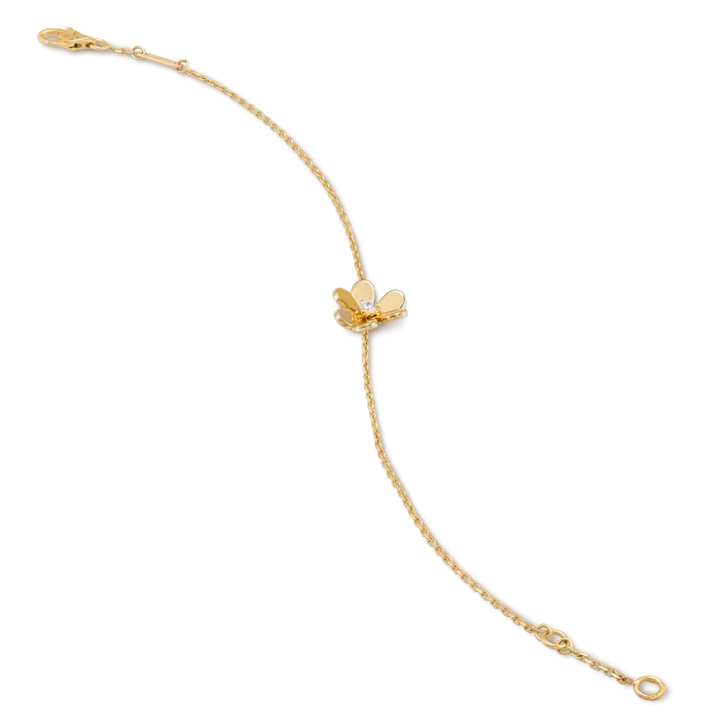 ¡®Imperial¡¯FRIVOLE GOLD FLOWER PINK MALACHITE BRACELET