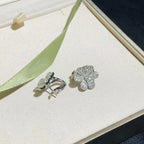 ¡®Imperial¡¯FRIVOLE SILVER FLOWER DIAMOND EARRINGS