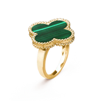 ¡®Imperial¡¯CLOVER MALACHITE RING