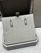 [Imperial Jewelrys]MOVE UNO SMALL 1 DIAMOND EARRINGS