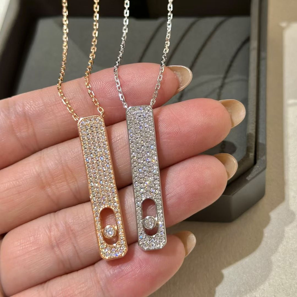 [Imperial Jewelrys]MY FIRST DIAMOND PAVED NECKLACE