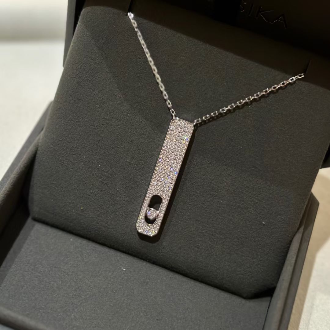 [Imperial Jewelrys]MY FIRST DIAMOND PAVED NECKLACE