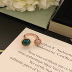 ¡®Imperial¡¯PERLEE COULEURS DIAMOND ROSE GOLD BETWEEN THE FINGER RING