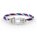 ¡®Imperial¡¯FORCE LARGE HORSESHOE FULL DIAMOND BRACELET SILVER
