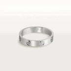 ¡®Imperial¡¯LOVE RING 4MM 1 DIAMOND SILVER