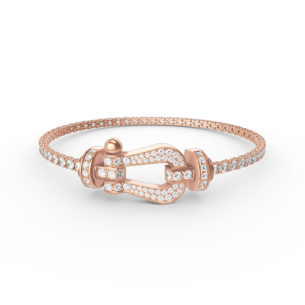 ¡®Imperial¡¯FORCE  LARGE HORSESHOE FULL DIAMOND TENNIS BRACELET